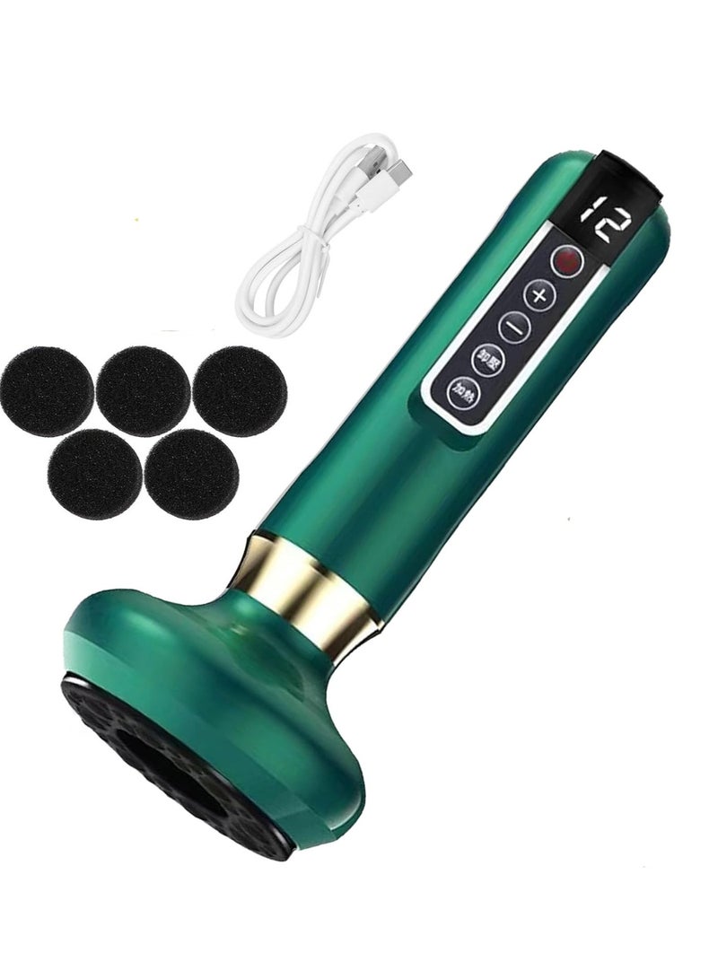 والالا جهاز تدليك كهربائي محمول قابل لإعادة الشحن لمكافحة السيلوليت ونحت الجسم وتشكيله، جهاز تدليك للبطن، جهاز تدليك بالحجامة. - Image 1